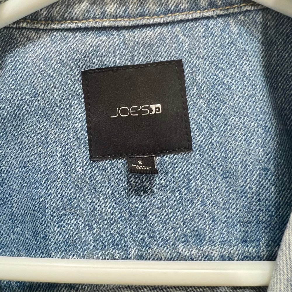 Joe's Jeans Blue Denim Jacket Size Small - Picture 4 of 5